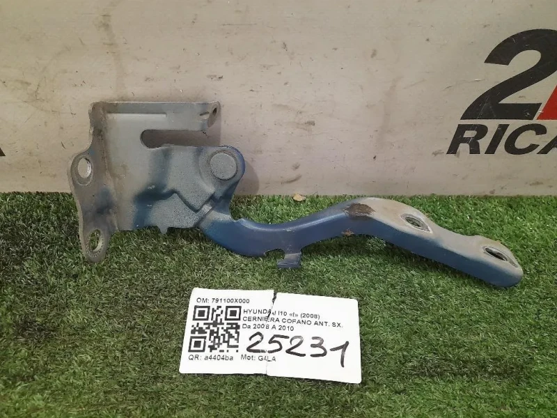 Cerniera Cofano ANT SX 791100X000 Hyundai I10 I 2008