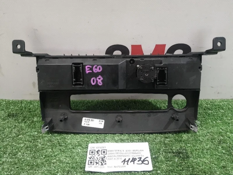 Modulo Comando Riscaldamento Clima 6976361 Bmw Serie 5 E60 Berlina 2004