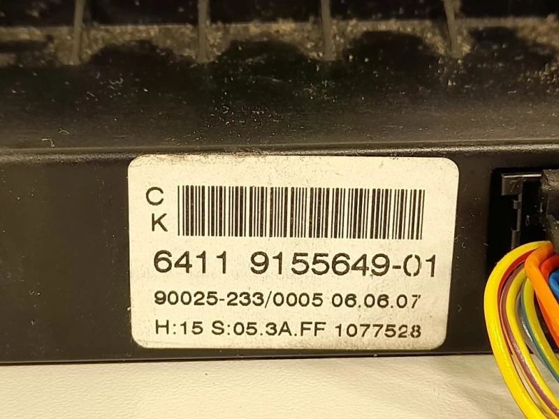 Modulo Comando Riscaldamento Clima 6411 9155649-01 Bmw Serie 5 E60 Berlina 2004