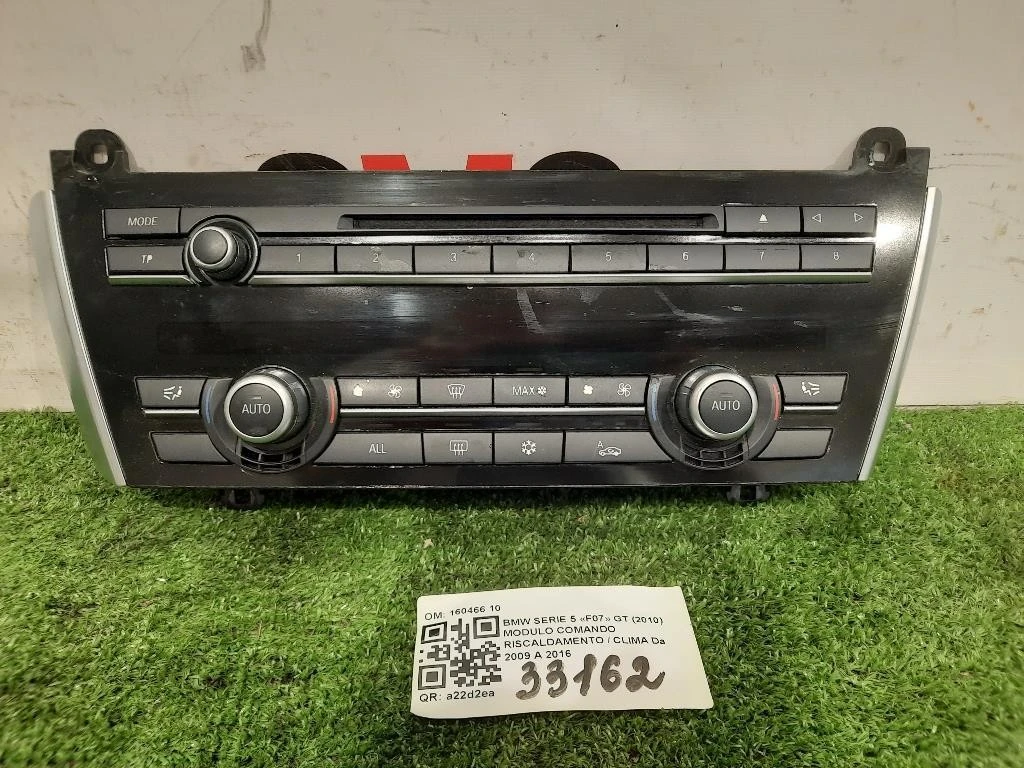 Modulo Comando Riscaldamento Clima 160466 10 Bmw Serie 5 F07 GT 2010