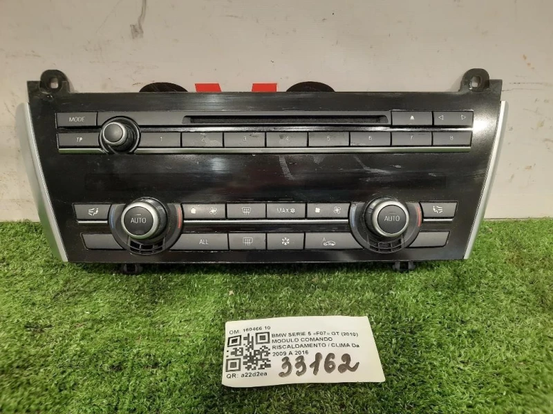 Modulo Comando Riscaldamento Clima 160466 10 Bmw Serie 5 F07 GT 2010