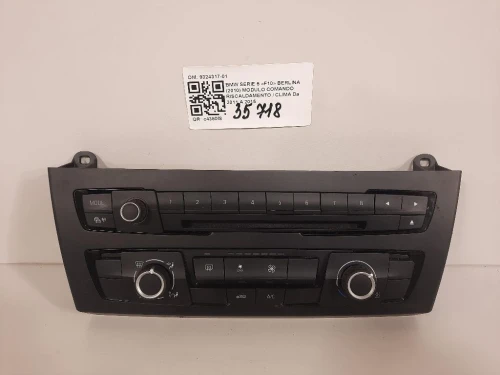 Modulo Comando Riscaldamento Clima 9324317-01 Bmw Serie 5 F10 Berlina 2010