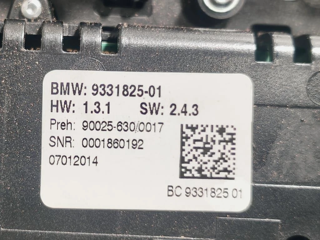 Modulo Comando Riscaldamento Clima 933182501 Bmw Serie 5 F10 Berlina 2012