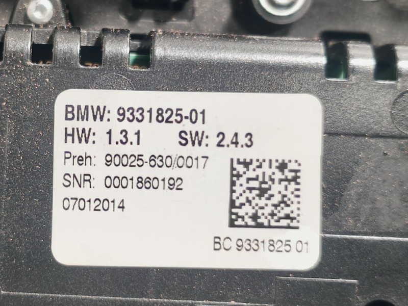 Modulo Comando Riscaldamento Clima 933182501 Bmw Serie 5 F10 Berlina 2012