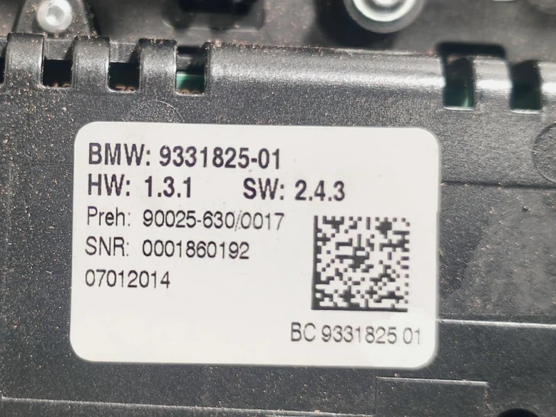 Modulo Comando Riscaldamento Clima 933182501 Bmw Serie 5 F10 Berlina 2012