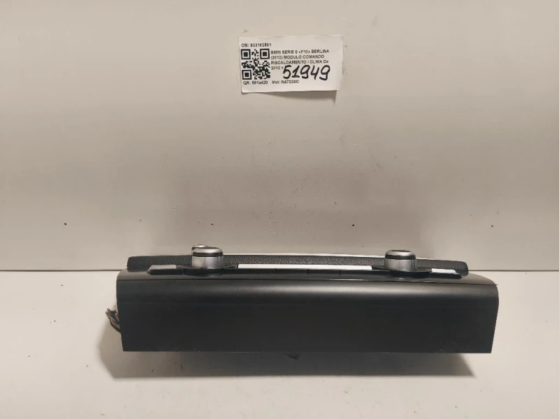 Modulo Comando Riscaldamento Clima 933182501 Bmw Serie 5 F10 Berlina 2012