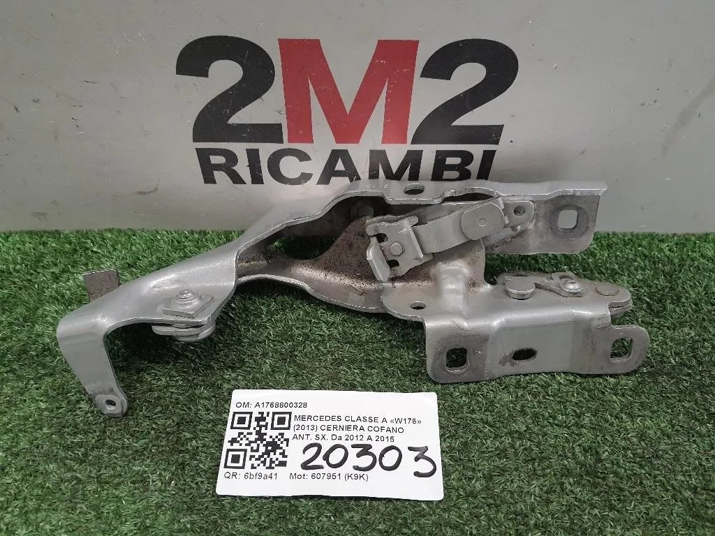 Cerniera Cofano ANT SX A1768800328 Mercedes Classe A W176 2013