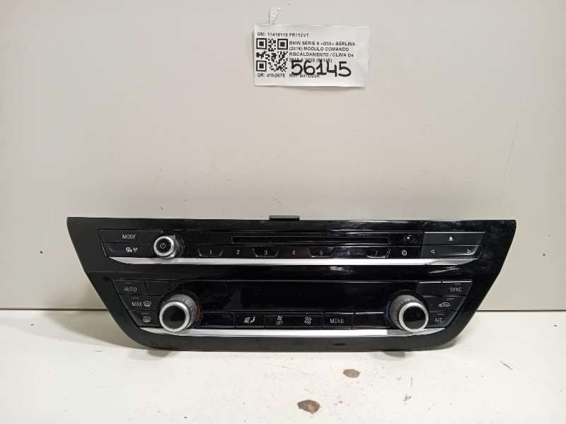 Modulo Comando Riscaldamento Clima 11419110 Bmw Serie 5 G30 Berlina 2016