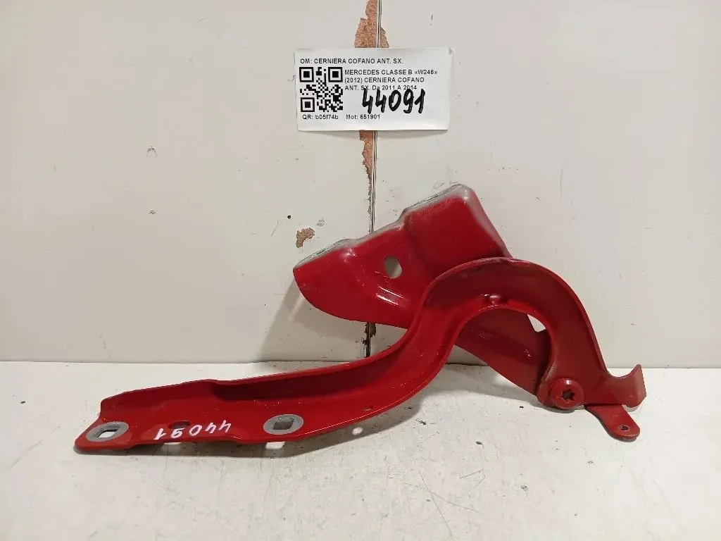 Cerniera Cofano ANT SX A2468800328 Mercedes Classe B W246 2012