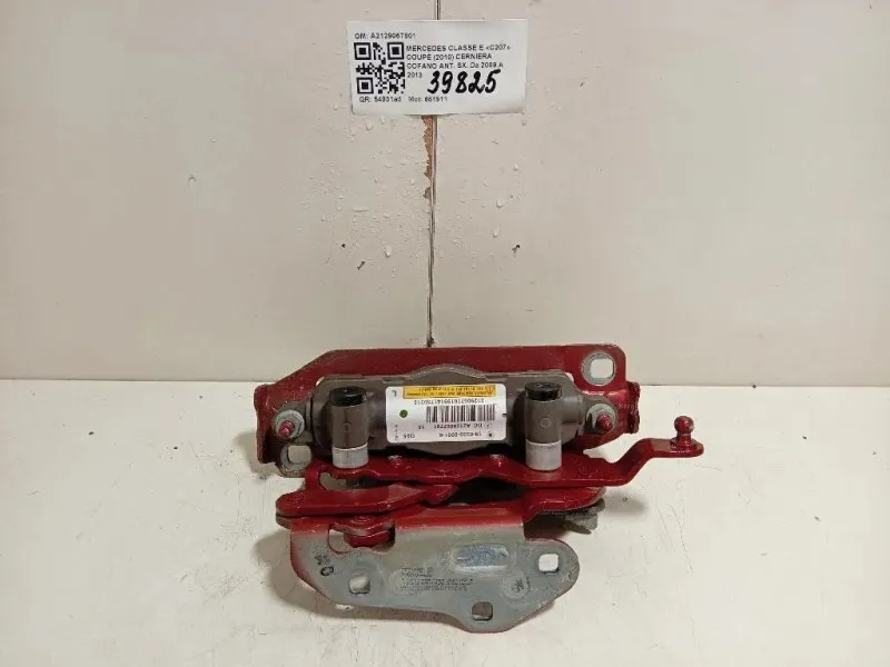 Cerniera Cofano ANT SX A2129067701 Mercedes Classe E C207 Coupé 2010