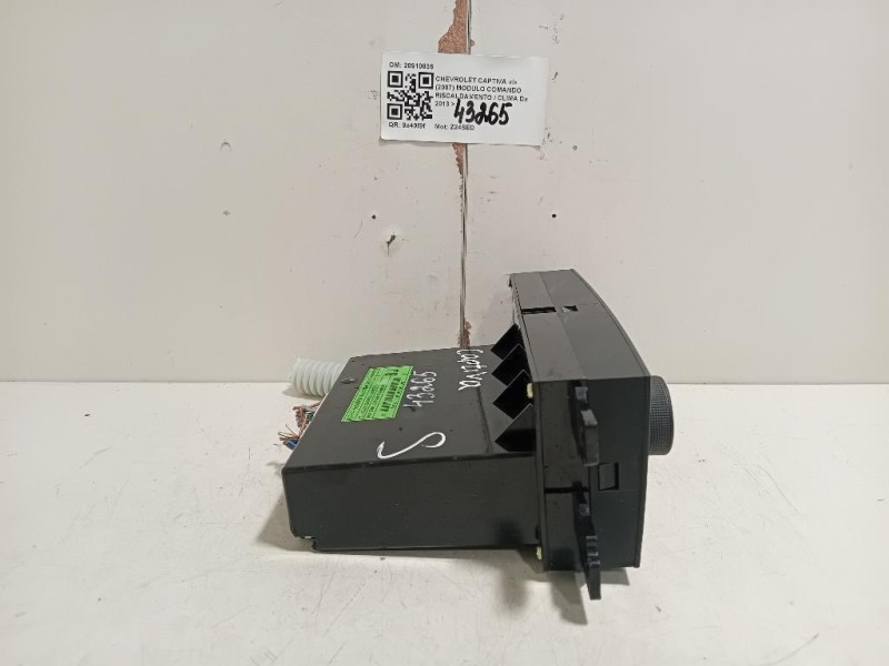 Modulo Comando Riscaldamento Clima 20910836 Chevrolet Captiva I 2007