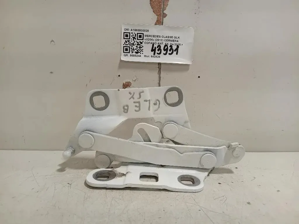 Cerniera Cofano ANT SX A1668800028 Mercedes Classe GLE W166 2015