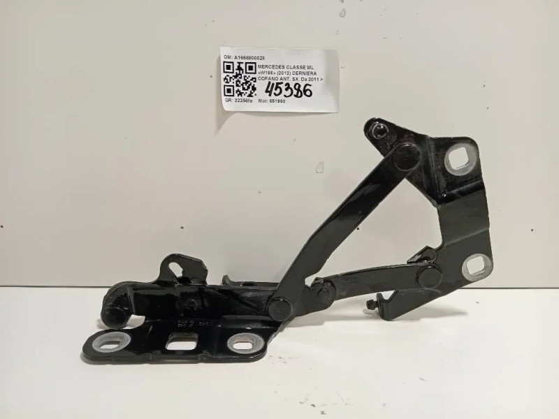 Cerniera Cofano ANT SX A1668800028 Mercedes Classe GLE W166 2015