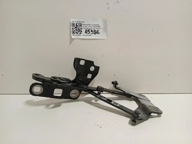 Cerniera Cofano ANT SX A1668800028 Mercedes Classe GLE W166 2015