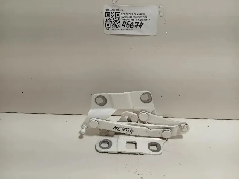 Cerniera Cofano ANT SX A1668800028 Mercedes Classe ML W166 2012