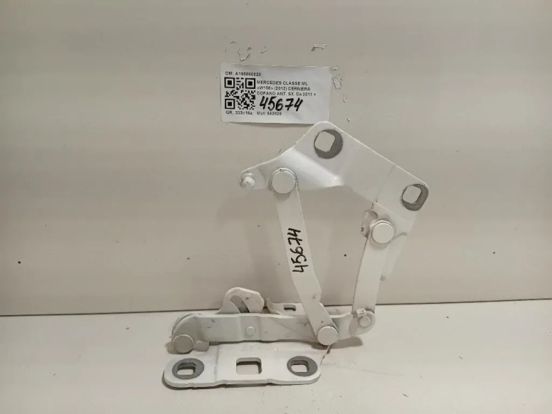Cerniera Cofano ANT SX A1668800028 Mercedes Classe ML W166 2012