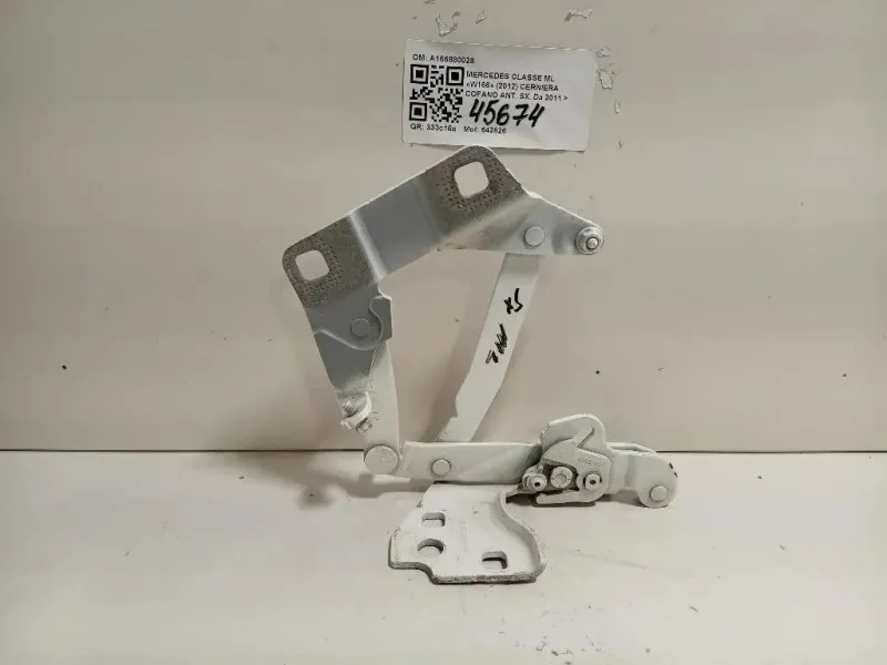 Cerniera Cofano ANT SX A1668800028 Mercedes Classe ML W166 2012