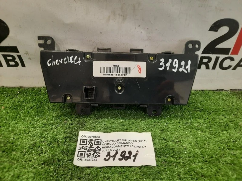 Modulo Comando Riscaldamento Clima 3870588 Chevrolet Orlando 2011