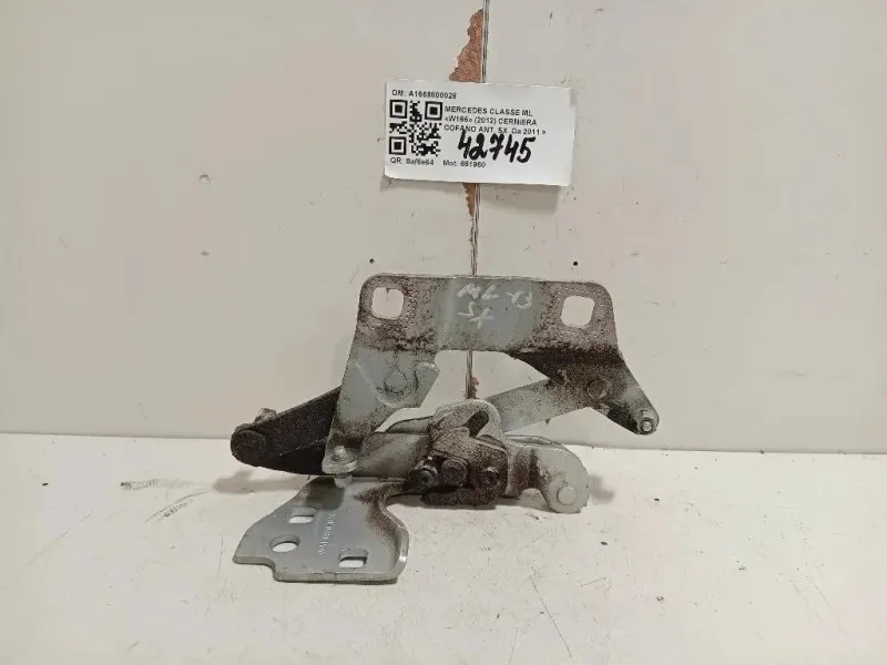 Cerniera Cofano ANT SX A1668800028 Mercedes Classe ML W166 2012
