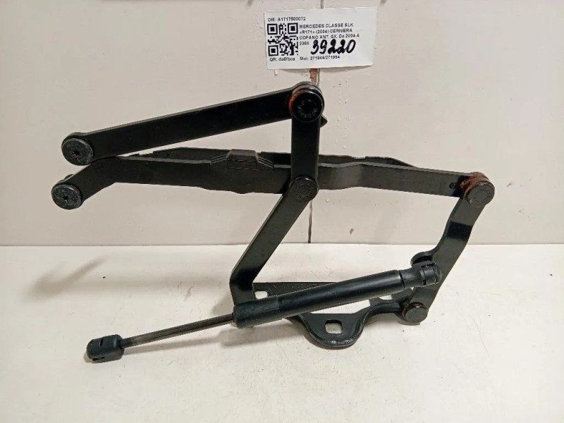 Cerniera Cofano ANT SX A1717500072 Mercedes Classe SLK R171 2004