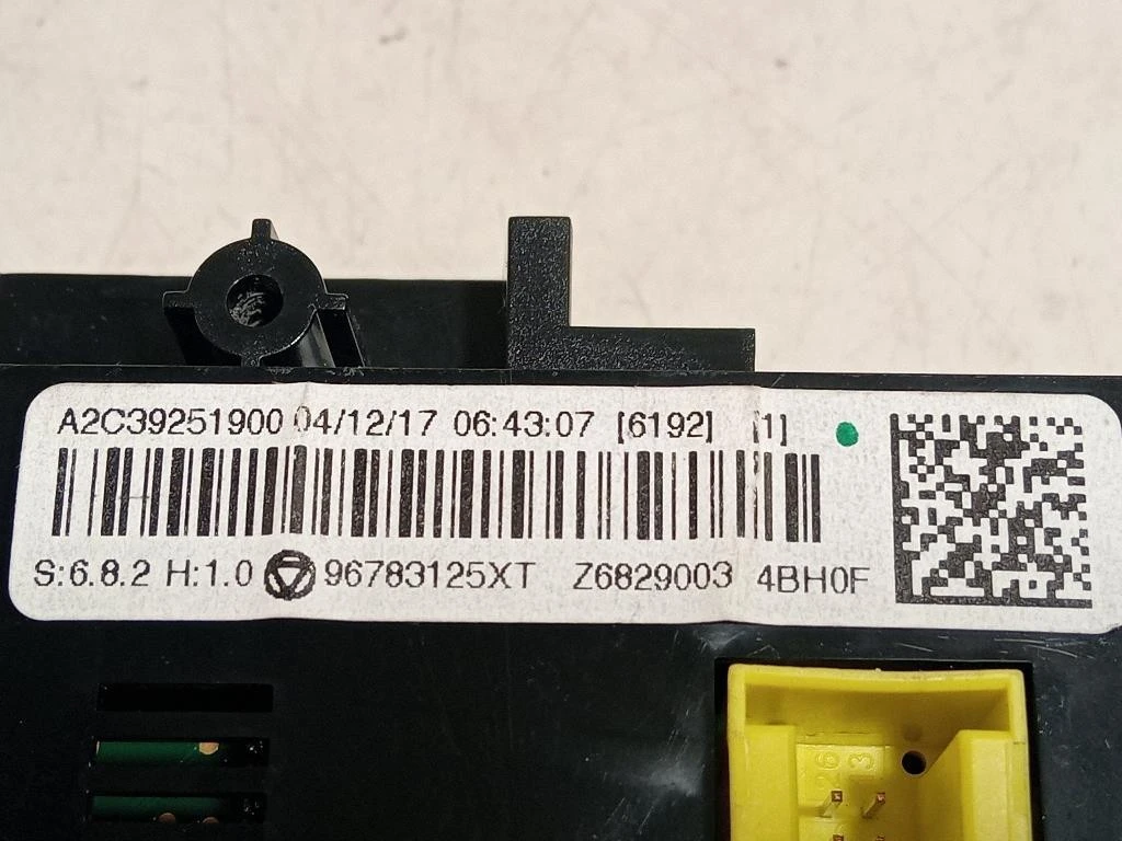 Modulo Comando Riscaldamento Clima A2C39251900 Citroen DS3 2016