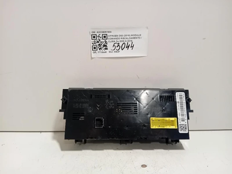 Modulo Comando Riscaldamento Clima A2C39251900 Citroen DS3 2016