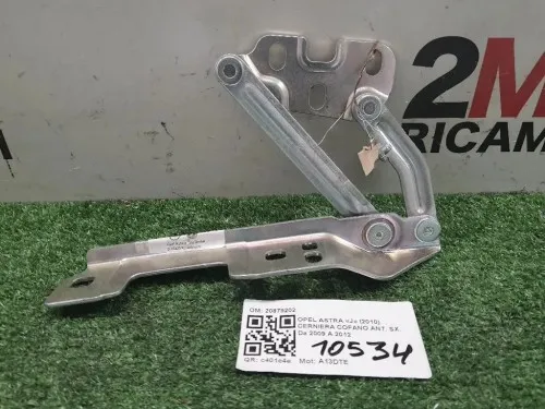 Cerniera Cofano ANT SX 20879202 Opel Astra J 2010