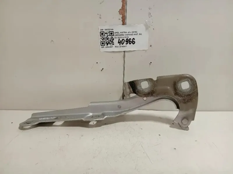Cerniera Cofano ANT SX 39032149 Opel Astra K 2016