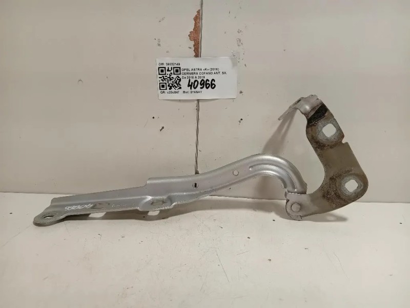 Cerniera Cofano ANT SX 39032149 Opel Astra K 2016