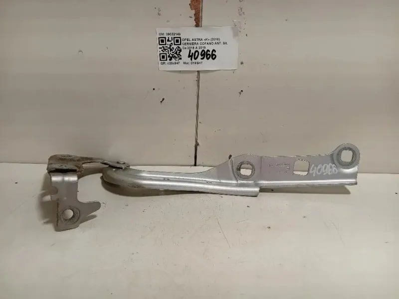 Cerniera Cofano ANT SX 39032149 Opel Astra K 2016