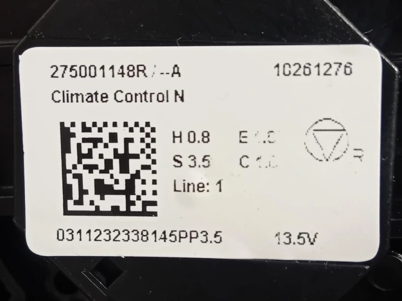 Modulo Comando Riscaldamento Clima 275001148R283E83332R Dacia Duster II 2021