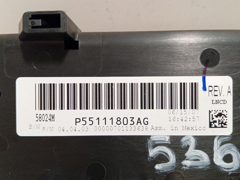 Modulo Comando Riscaldamento Clima P55111803AG Dodge Nitro 2007
