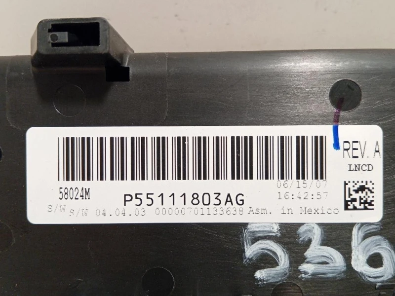 Modulo Comando Riscaldamento Clima P55111803AG Dodge Nitro 2007