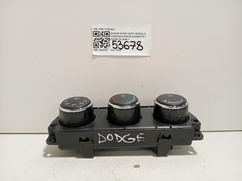 Modulo Comando Riscaldamento Clima P55111803AG Dodge Nitro 2007