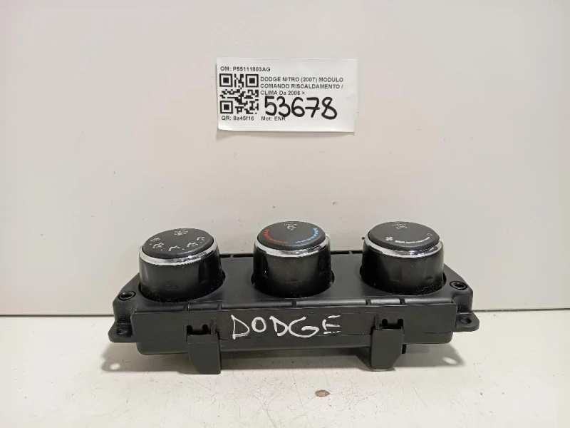 Modulo Comando Riscaldamento Clima P55111803AG Dodge Nitro 2007