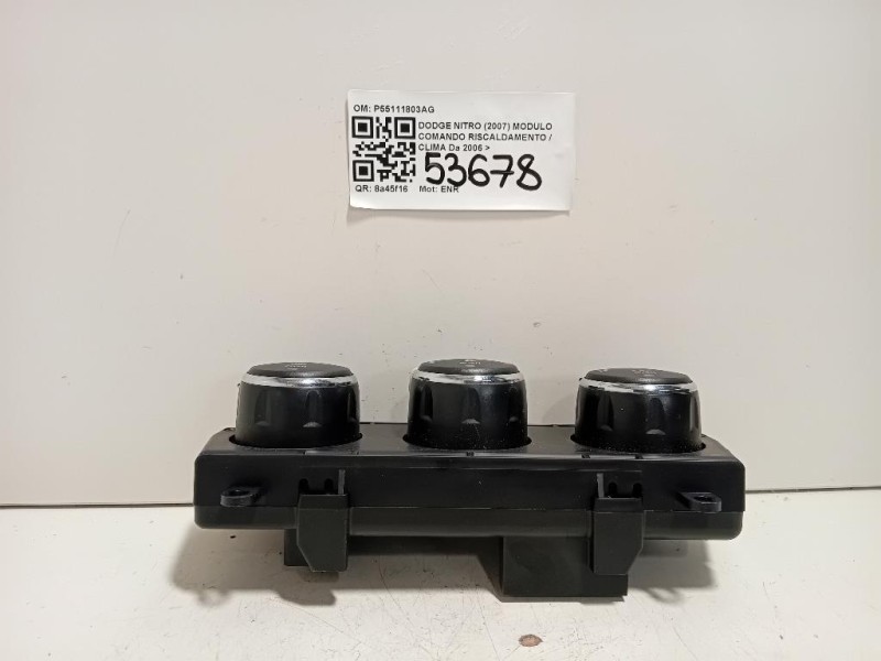 Modulo Comando Riscaldamento Clima P55111803AG Dodge Nitro 2007