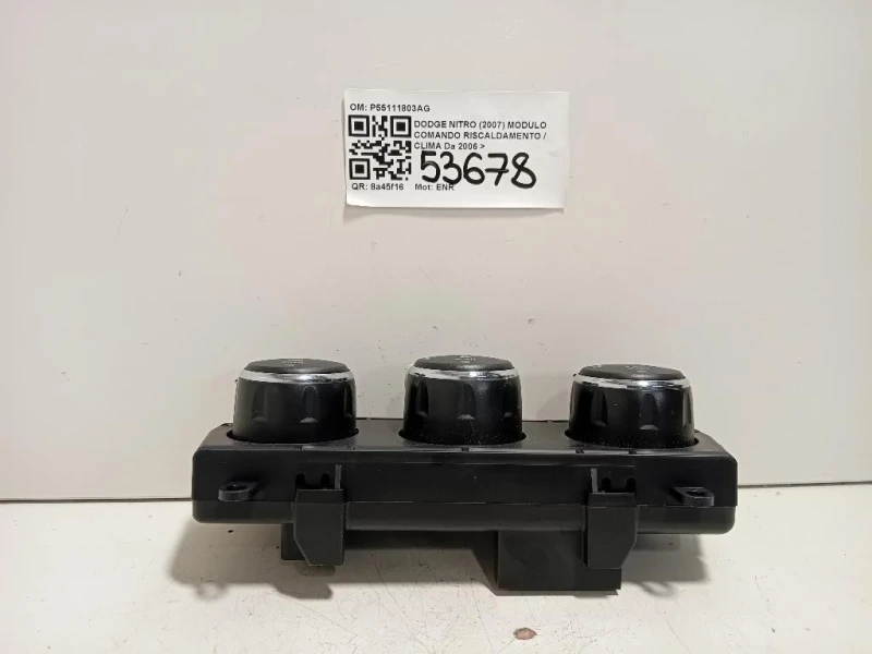 Modulo Comando Riscaldamento Clima P55111803AG Dodge Nitro 2007