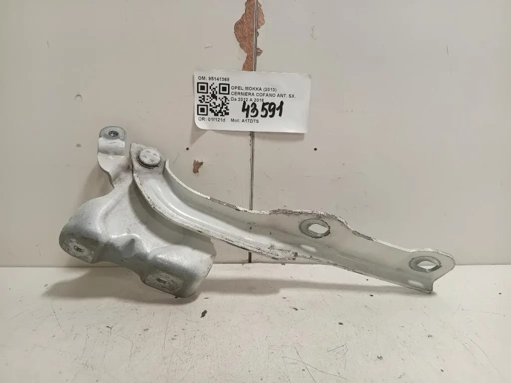 Cerniera Cofano ANT SX 95141368 Opel Mokka 2013