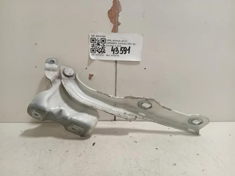Cerniera Cofano ANT SX 95141368 Opel Mokka 2013