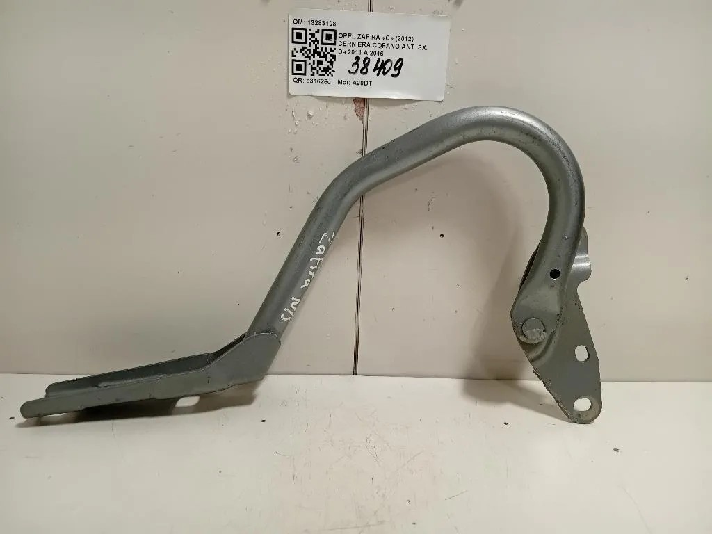Cerniera Cofano ANT SX 13283108 Opel Zafira C 2012