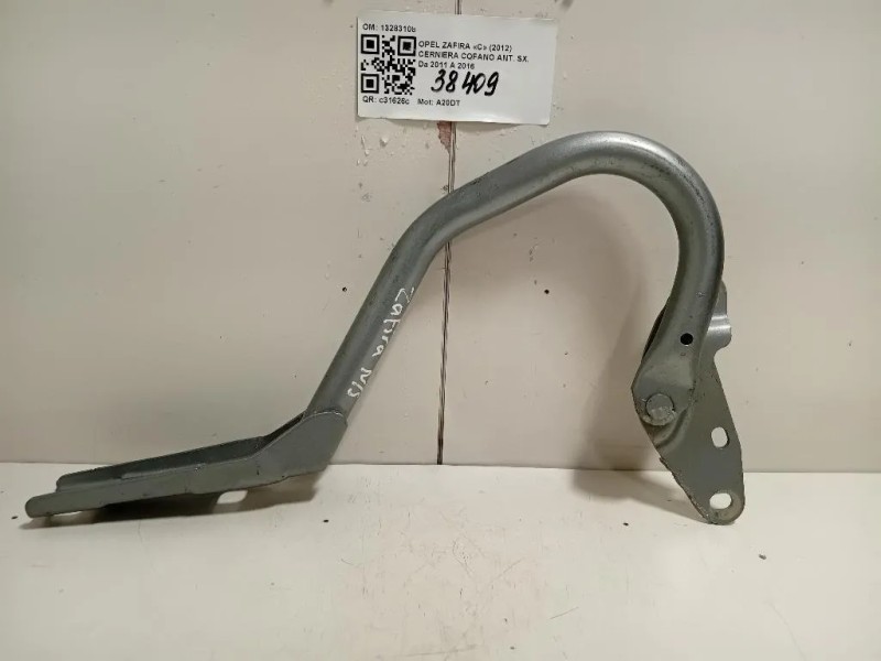 Cerniera Cofano ANT SX 13283108 Opel Zafira C 2012