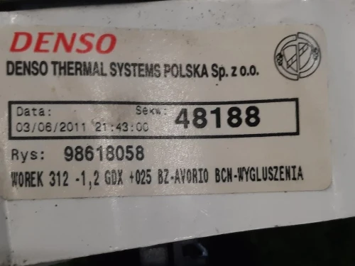 Modulo Comando Riscaldamento Clima Fiat 500 II 2008