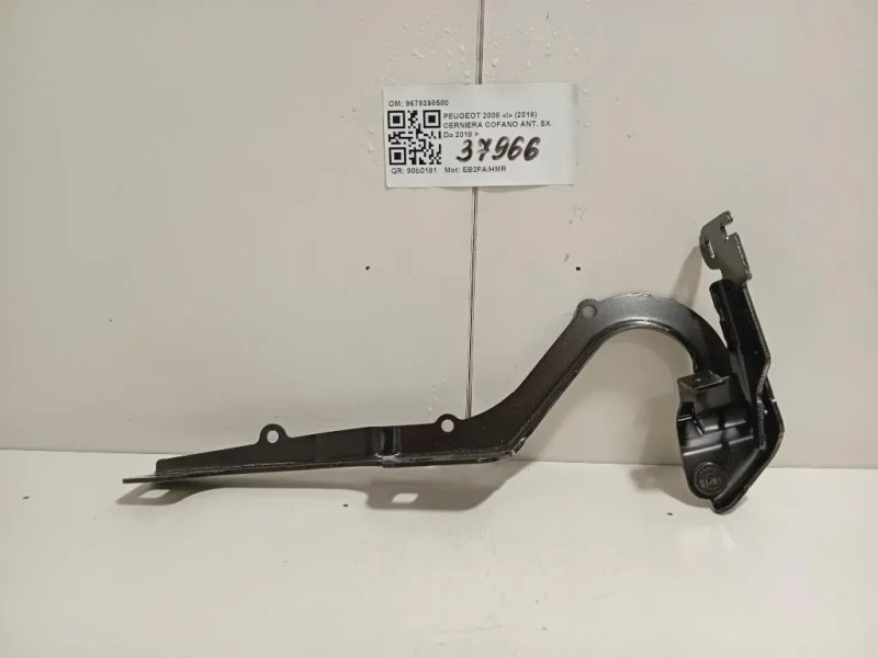 Cerniera Cofano ANT SX 9678389580 Peugeot 2008 I 2016