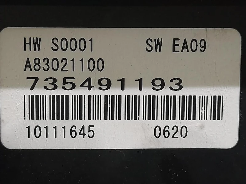 Modulo Comando Riscaldamento Clima A83021100 Fiat 500 II 2008