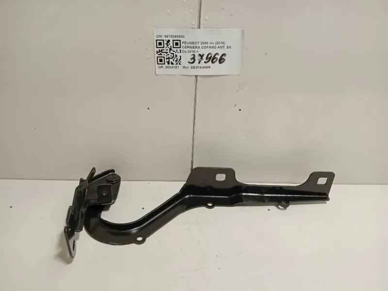 Cerniera Cofano ANT SX 9678389580 Peugeot 2008 I 2016