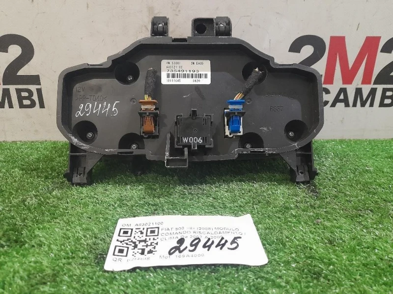 Modulo Comando Riscaldamento Clima A83021100 Fiat 500 II 2008