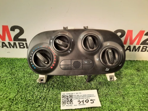 Modulo Comando Riscaldamento Clima 735491194 Fiat 500 II 2008