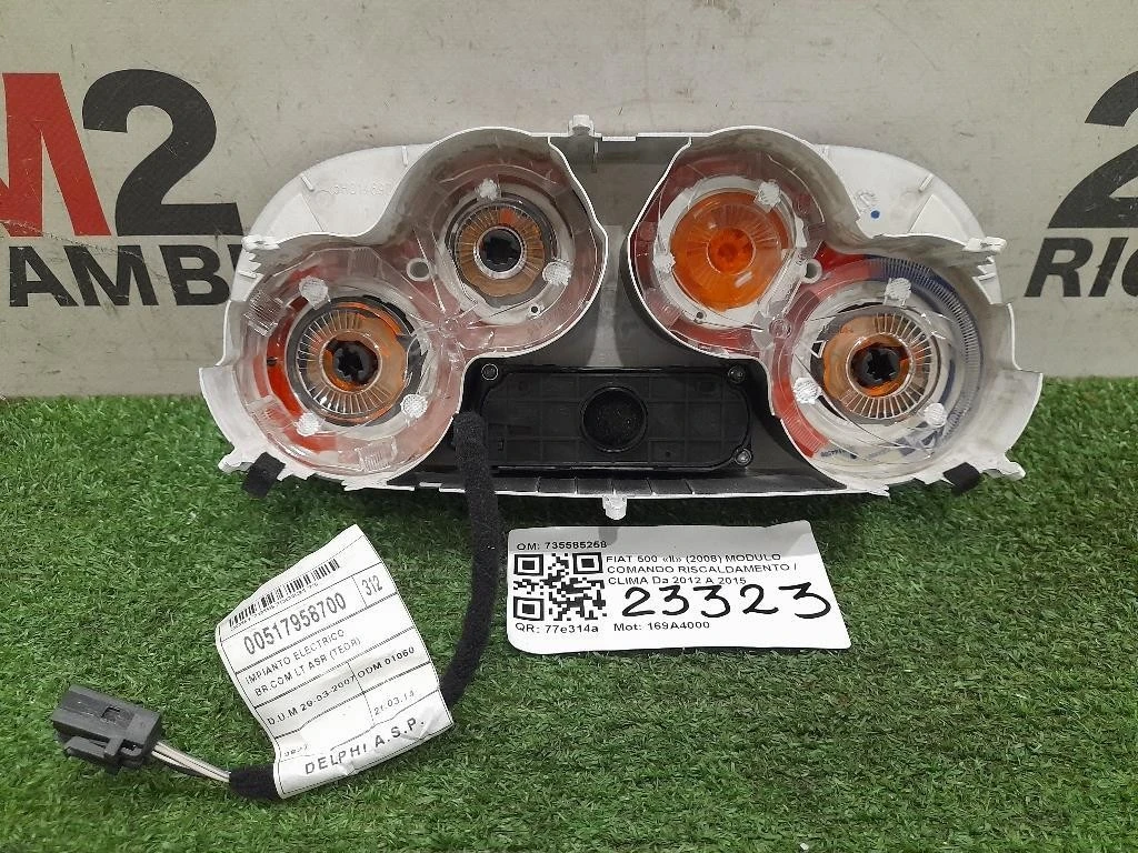Modulo Comando Riscaldamento Clima 735491194 Fiat 500 II 2008