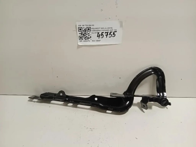 Cerniera Cofano ANT SX 96 728 654 80 Peugeot 208 I 2015