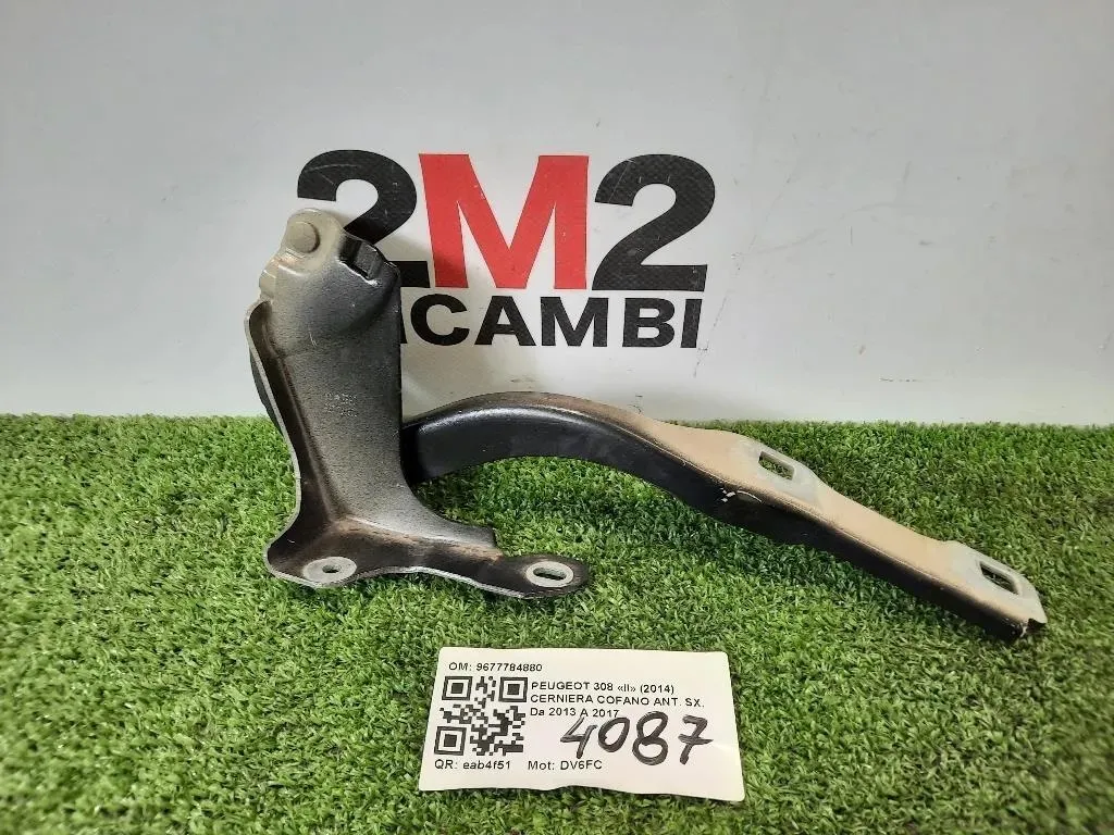 Cerniera Cofano ANT SX 9677784880 Peugeot 308 II 2014